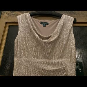 Ralph Lauren Gold Shimmery Dress
